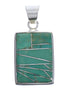 High Quality Jewelry Turquoise Genuine Sterling Silver Pendant PX29376